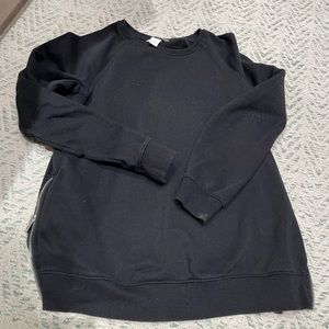 H&M Maternity Black Zip Sweatshirt